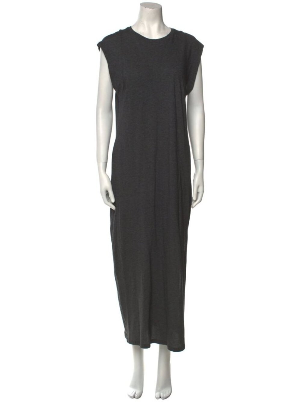 Frame Denim Dark Charcoal Sleeveless Maxi Dress